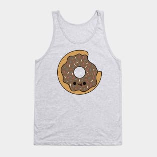 Cute Chocolate Donut - Kawaii Donut Tank Top